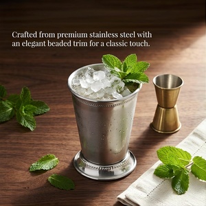 Tasses en acier inoxydable très demandées – Verres à boire haut de gamme incassables – Tasses coniques – Tasses à Mint Julep - Product Image 2