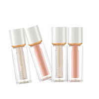 Fard à paupières liquide OEM, marque privée, maquillage pour les yeux, paillettes roses, fard à paupières liquide scintillant