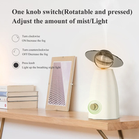 Diffuseur d'huiles essentielles portable en verre sans eau HIITII, humidificateur d'air ultrasonique avec brume froide électrique pour usage hôtelier