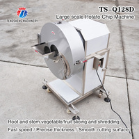 Fastfood Restaurant Aardappel Tomaat Snijmachine Automatische Chips Maken Machine Groentesnijmachine