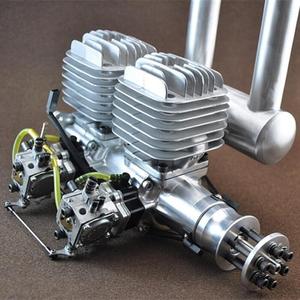 116CC Gas Engine Twin Cylinder Gasoline Engine Remote Control Aircraft Model Oil Powered Large Fixed Wing Airplane UAV ZLD - Product Image 3