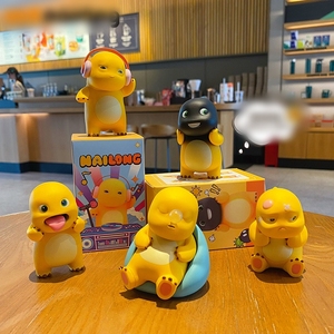 Nailong Figure di Figure di giocattoli alla moda statue ogni giorno Slacking-Off serie Blind Box decorazioni auto e decorazioni Desktop bambole di peluche - Product Image 2