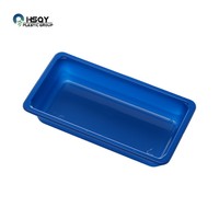 Barquette alimentaire jetable thermoscellable en plastique thermoformé CPET