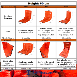 Barrières <span class=keywords><strong>de</strong></span> contrôle des inondations en plastique technique ABS rouge haute résistance avec verrouillage à ressort en acier inoxydable - Product Image 3