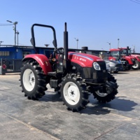 Tracteur agricole Dongfanghong 904 90HP 4WD avec boîte de vitesses à double embrayage 12+12