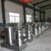 Broyeur à colloides entièrement automatique en acier inoxydable multi-modèles à haute capacité, machine à broyer les cacahuètes, le soja et le tahini