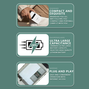 Modem mobile M26 4G/5G MiFi avec batterie 3000 mAh, USB Type C, emplacement pour carte SIM, format de poche, partageur WiFi 4G/5G - Product Image 5