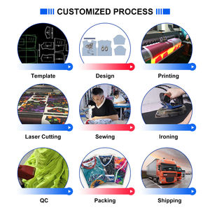 Seragam Baseball Jersey Kustom Anti-Bakteri Cepat Kering 100% Poliester dengan Cetakan Transfer Panas yang Bernapas dan Mudah Dikancing - Product Image 5