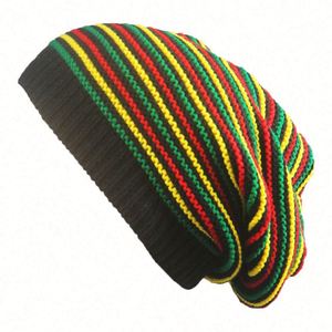 Bonnet Rasta tendance à revers pour dreadlocks, promotionnel et abordable - Product Image 1
