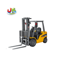 Montacargas RC de Aleación a Escala 1:50 con 12 Canales, Modelo de Montacargas a Control Remoto, Vehículo de Construcción Amarillo, Juguetes para Niños, Regalos para Niños