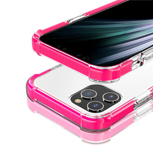 Lovebay — <span class=keywords><strong>coque</strong></span> anti-choc de téléphone portable, en acrylique, TPU, rigide, pour <span class=keywords><strong>iPhone</strong></span> <span class=keywords><strong>11</strong></span> 12 13 Pro Max, boîtier transparent, couleurs - Product Image 4