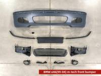 Accessoires E46 Kit Carrosserie Amélioration Modifiée Calandre de Pare-chocs Avant Mt Aileron de Voiture pour BMW E46