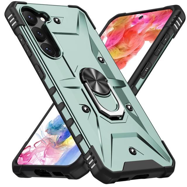 Hybrid Armour Case for Samsung A54 TPU+PC Phone Case with Magnetic Ring Holder for Samsung A34 F04S A14