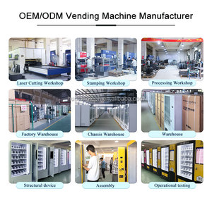 2025 премиум качества самообслуживание 55 дюймов сенсорный экран AI торговый автомат свежие закуски торговый автомат с интерфейсом MDB - Product Image 5