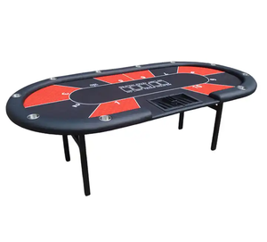 Bán buôn <span class=keywords><strong>Poker</strong></span> Bảng sắt gấp chân tùy chỉnh <span class=keywords><strong>Texas</strong></span> <span class=keywords><strong>Poker</strong></span> sòng bạc bảng - Product Image 3