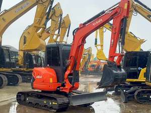 Mini-excavatrice d'occasion 5 tonnes 6 tonnes, excavatrice sur chenilles Kubota du Japon, machine d'occasion Kubota U48-4 avec EPA, vente à prix réduit - Product Image 4