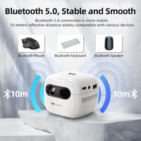 Mini Proyector WOWOTO Q8 para Teléfono con 150ANSI Lúmenes, 2G RAM, WIFI, Bluetooth, Proyector LED, Regalo Promocional