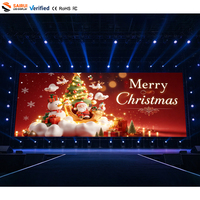 Panneau mural vidéo LED d'extérieur P2.6 P2.9 P3.9, écran LED étanche IP65 pour événements scéniques de Noël