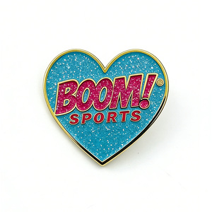 Épingles en émail personnalisées avec paillettes pour la mode féminine et les cadeaux, épingles et badges en métal de style rétro personnalisés pour souvenirs - Product Image 1
