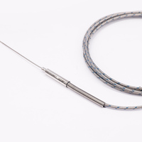 Sonda de Sensor de Temperatura de Alta Temperatura Tipo Aguja de Estilo de Transición de Termopar Blindado Tipo K de Alto Rendimiento