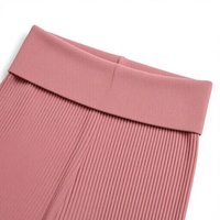 Ensemble deux pièces en tricot rayé à capuche et col montant zippé, pull décontracté 100 % coton coupe décontractée longueur genou pour femme hiver