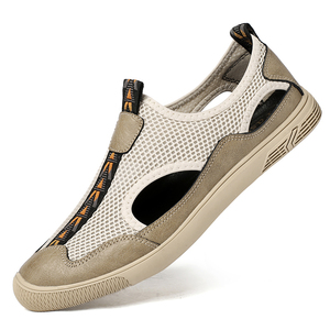 <span class=keywords><strong>Sandali</strong></span> classici fatti a mano da uomo eleganti nuovi estivi scarpe In pelle <span class=keywords><strong>sandali</strong></span> da passeggio In pelle da uomo - Product Image 3
