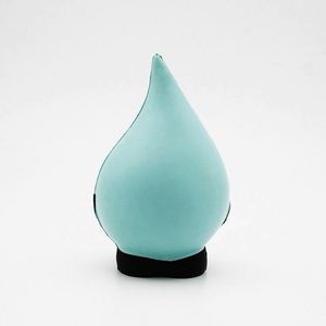 High Quality Promotional Gift Colorful Smile Face Water <b>Drop</b> Shaped Pu Foam Anti Stress Ball - Product Image 3