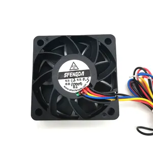 Alto Fluxo Baixo Ruído DC 5V 12V 24V 30mm 40mm 50mm 60mm 80mm 90mm120mm Refrigerador De Plástico Sem Escova Ventilador Axial Diy Mini Ventilador De Refrigeração