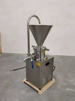 Machine à broyer les aliments industriels de type vertical pour la fabrication de beurre d'arachide, de pâte de sésame, de sauce chili et l'émulsification laitière