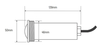 Projecteur LED RGBW sans niche pour piscine de 1,5 po, remplacement GloBrite, testé IP68 avec plusieurs designs de lentilles