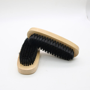 Sikat pembersih kaki hewan peliharaan, sikat pembersih sepatu bulu lembut dengan pegangan kayu pohon untuk membersihkan - Product Image 2