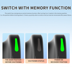 Puños Calefactables Eléctricos para Motocicleta de 22 mm, Calentadores de Puños para Motocicleta de 12 V con ACC - Product Image 3
