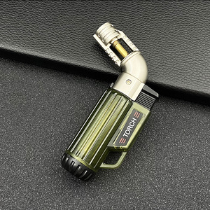 Mechero portátil único, a prueba de viento, Vintage, Logo personalizado, linterna de chorro, Codera, venta al por mayor - Product Image 2