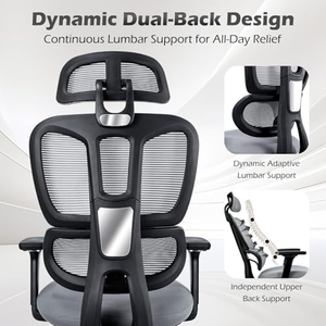 Chaises de bureau au design moderne, vente en gros, chaises d'ordinateur en maille métallique réglables et ergonomiques avec emballage - Product Image 3