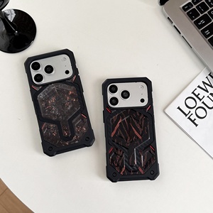 <span class=keywords><strong>เคส</strong></span>โทรศัพท์มือถือ Bumper Armor Monarch Magnetic Uaging สำหรับ iPhone 17 16 15 Pro Max ดีไซน์แบรนด์ดัง ป้อง<span class=keywords><strong>กัน</strong></span>การตก พร้อมแม่เหล็กแรงดูดด้านหลัง - Product Image 3