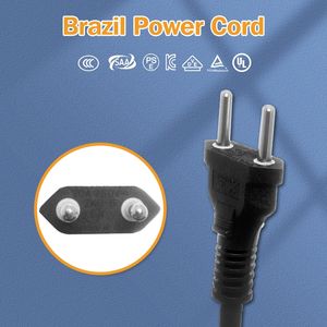 Emparejado con un enchufe <span class=keywords><strong>de</strong></span> alimentación hembra para mayor seguridad, cable <span class=keywords><strong>de</strong></span> extensión <span class=keywords><strong>de</strong></span> alimentación <span class=keywords><strong>de</strong></span> 2 pines <span class=keywords><strong>de</strong></span> Brasil - Product Image 3