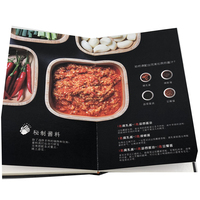 Menu Restoran Cetak Kustom Murah, Buku Masak Gourmet, Pencetak Pesanan
