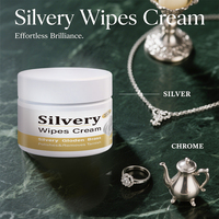 TIMESRUI-Pâte à polir en argent et crème anti-ternissement, nettoyant professionnel pour bijoux en argent sterling 925, colliers, couverts