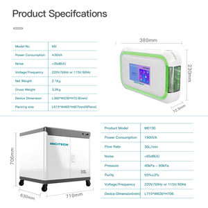 MICiTECH lithium moléculaire pour usage médical haute concentration en oxygène <span class=keywords><strong>d</strong></span>'<span class=keywords><strong>occasion</strong></span> 20 lits de tamis de concentrateur <span class=keywords><strong>d</strong></span>'oxygène - Product Image 4