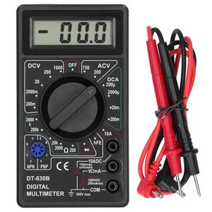 Testeur 1/2 pièce, voltmètre électrique DT830B, ampèremètre, multimètre portable, testeur de batterie de voiture, testeur de circuit - Product Image 1