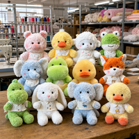 Fabrication sur mesure de jouets en peluche pour la Saint-Valentin, fabricant OEM, plusieurs designs, peluches kawaii, animaux en peluche doux, peluches de dessins animés