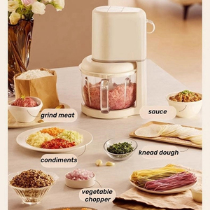 Máy xay sinh tố, chopper, máy trộn, máy xay, Máy Làm bột, Máy hủy tài liệu, Bộ xử lý thực phẩm đa chức năng 10 trong 1 500W - Product Image 4