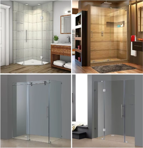 <span class=keywords><strong>Puerta</strong></span> de <span class=keywords><strong>Ducha</strong></span> Corredera Doble con Marco de Aluminio y Vidrio Templado para Baño de Hotel u Hogar, Recién Llegada - Product Image 5