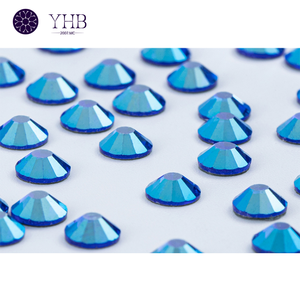 Nouveau produit Y133D Loose Glass Strass Crystal Flatback Hot Fix Nail Art Rhinestones - Product Image 4