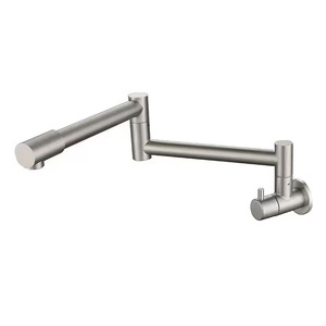 Grifo de Cocina de Acero Inoxidable, Montado en la Pared, Monomando, Rotación de 360 Grados, Válvula de Cerámica, Diseño Minimalista YP-2016 - Product Image 4
