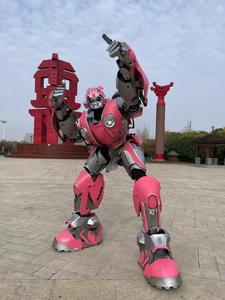 <span class=keywords><strong>Bumblebee</strong></span> rose transformateurs Robot mascotte Costume pour filles Robot habiller fête plaisir Bumble Bee Robot Costume Costume - Product Image 3