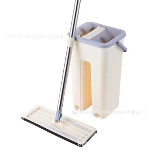 Mop lau nhà hai chức năng, kích thước nhỏ, lau khô và ướt, làm sạch không cần dùng tay, tích hợp chức năng tạo nhạc và loại bỏ tóc trên cây lau. - Product Image 6