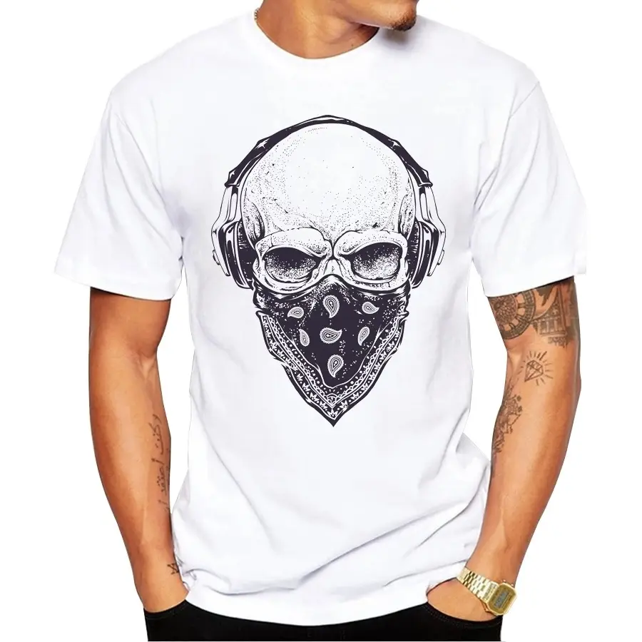 Customize Design Men T Shirts 3D Printing Fashion White Short Sleeve Casual Tops Hipster Vintage Printed T-Shirt Cool Tee