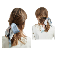 Gerine 19MM 100% Soie Naturelle Chouchou pour Cheveux Doux Accessoires Capillaires pour Femmes Bandeau de Beauté Couleur Unie Personnalisable