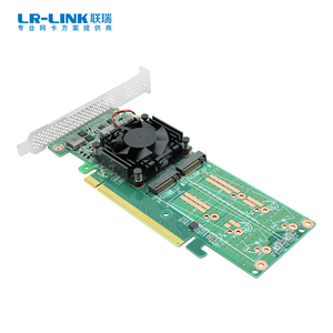 Linkreal LRNV9547L-4I PCI Express X16 để Quad M.2 NVMe SSD chuyển đổi Bộ chuyển đổi thẻ sử dụng vật liệu PCB phụ kiện máy tính - Product Image 4